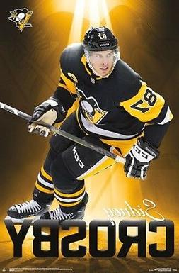 SIDNEY CROSBY - PITTSBURGH PENGUINS POSTER - 22x34 - NHL HOC